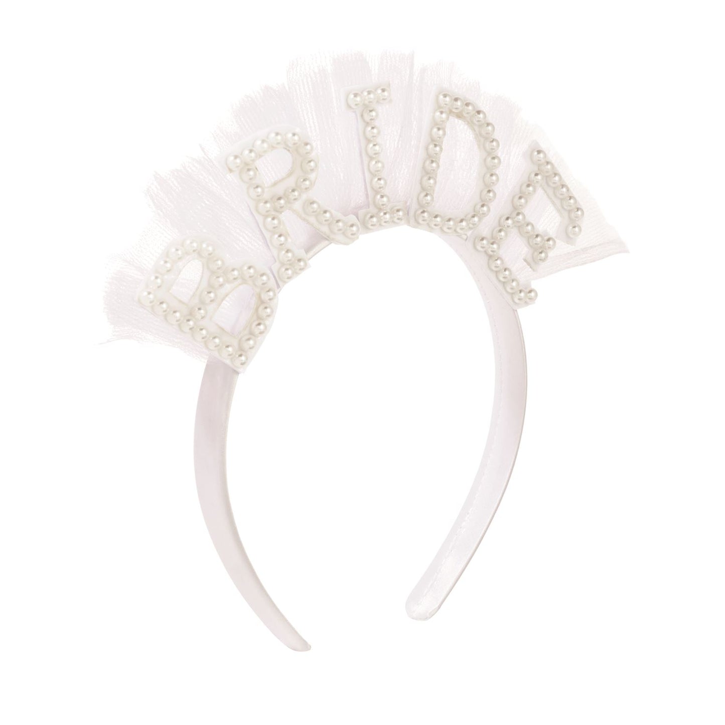 Bride Headband, Pearl
