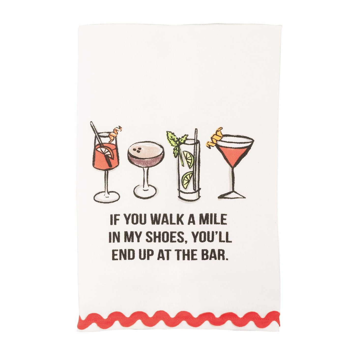 Walk A Mile Art Kitchen Towel