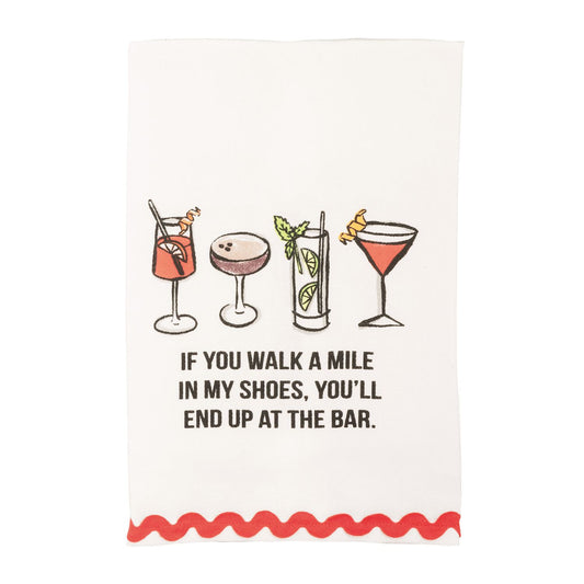 Walk A Mile Art Kitchen Towel