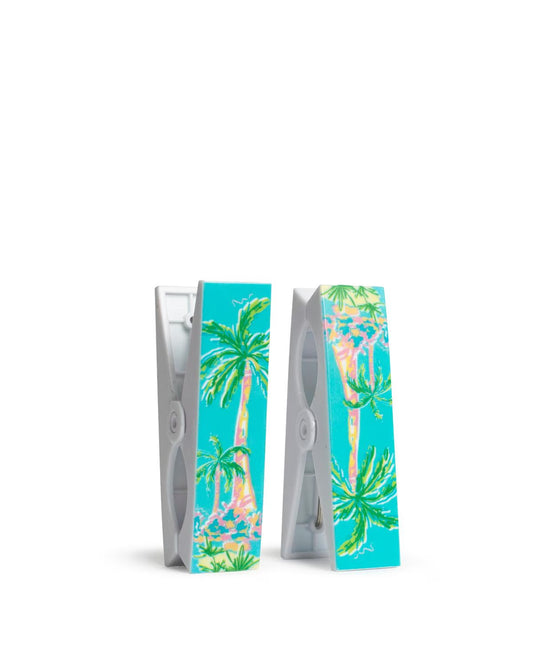 Caribbean Palm Beach Towel Clips