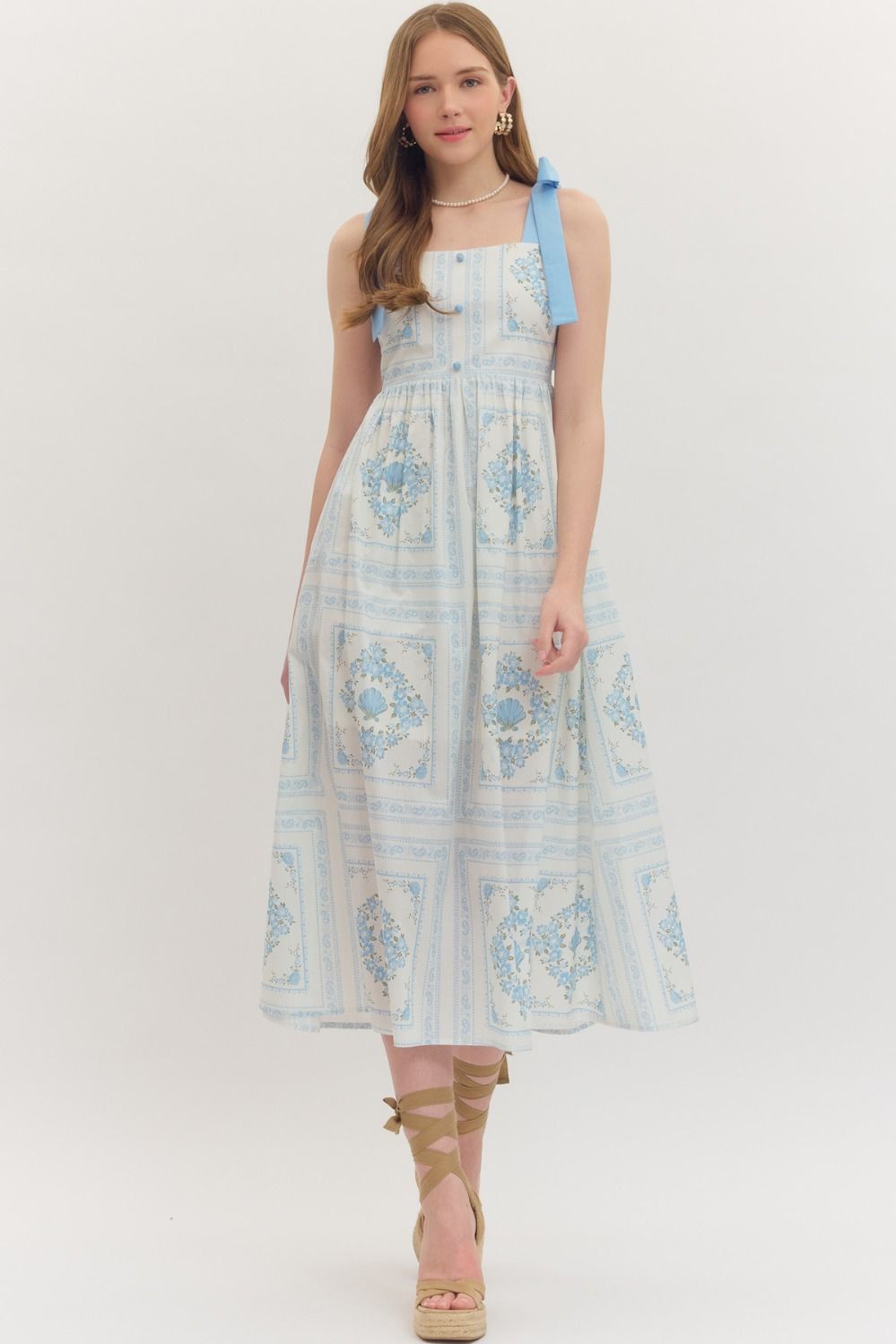 Bluebell Meadow Midi Dress