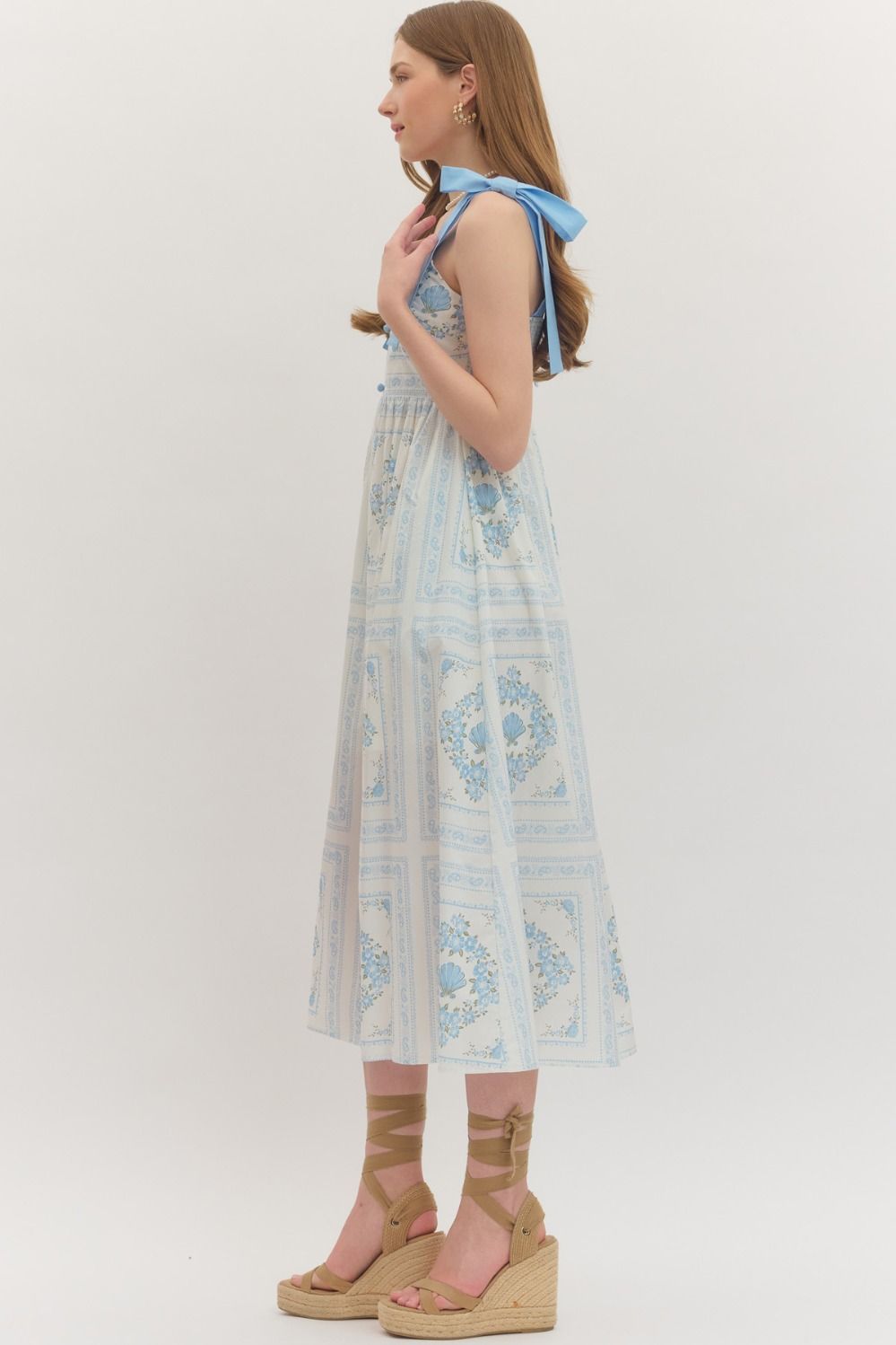 Bluebell Meadow Midi Dress