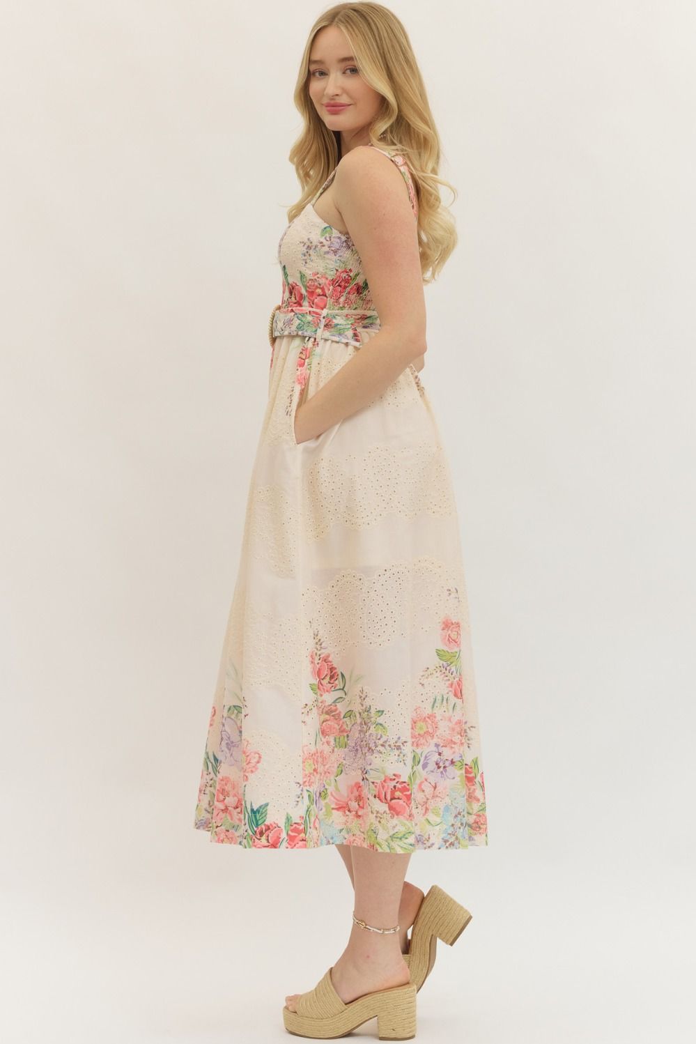 Garden Party Belle Midi Dress