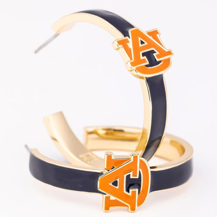 AU Hoop Earrings