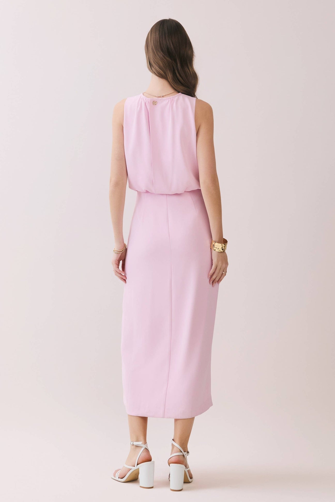 Make An Entrance Side Slit Midi Dress