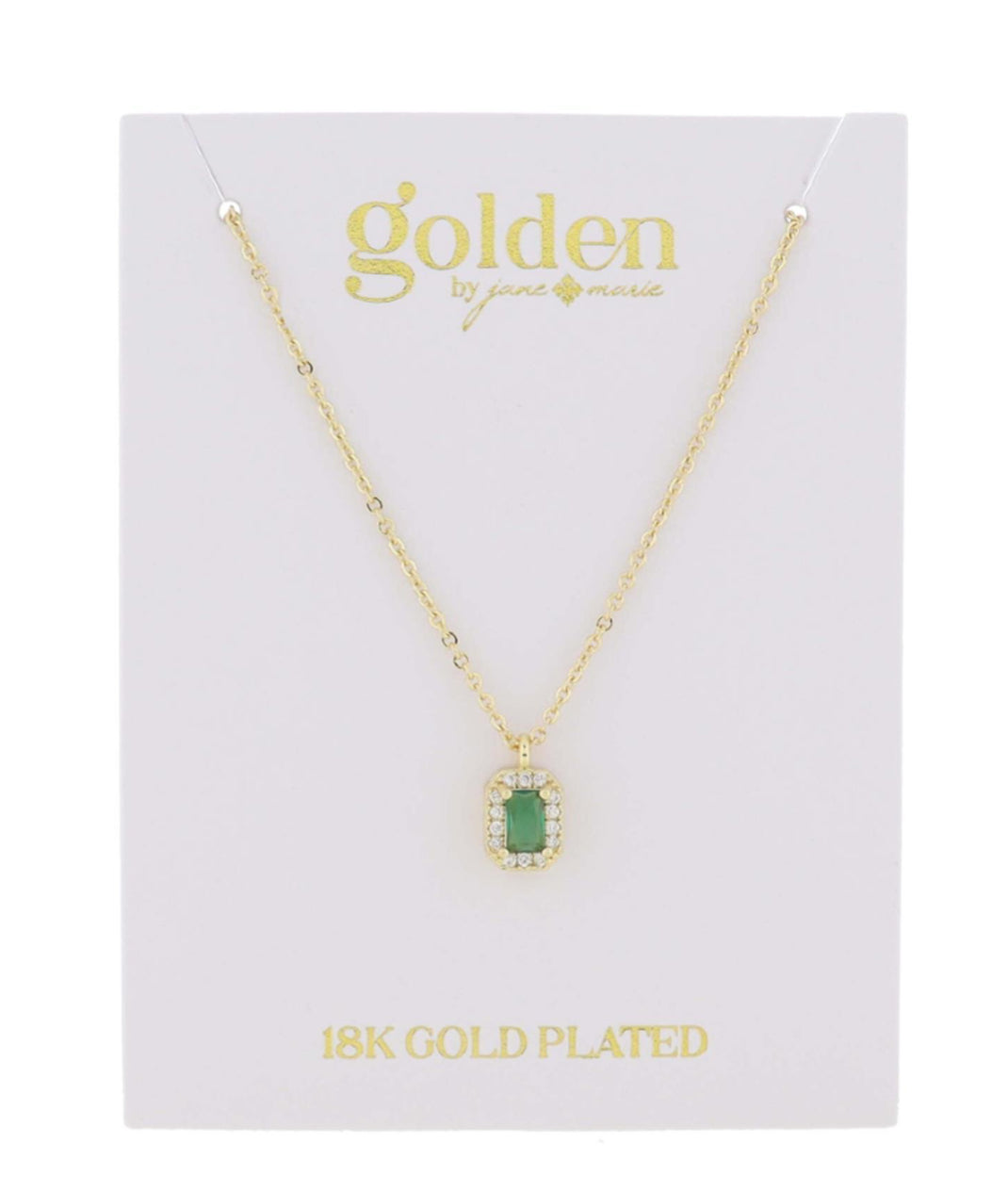 Birthstone Gem Necklace