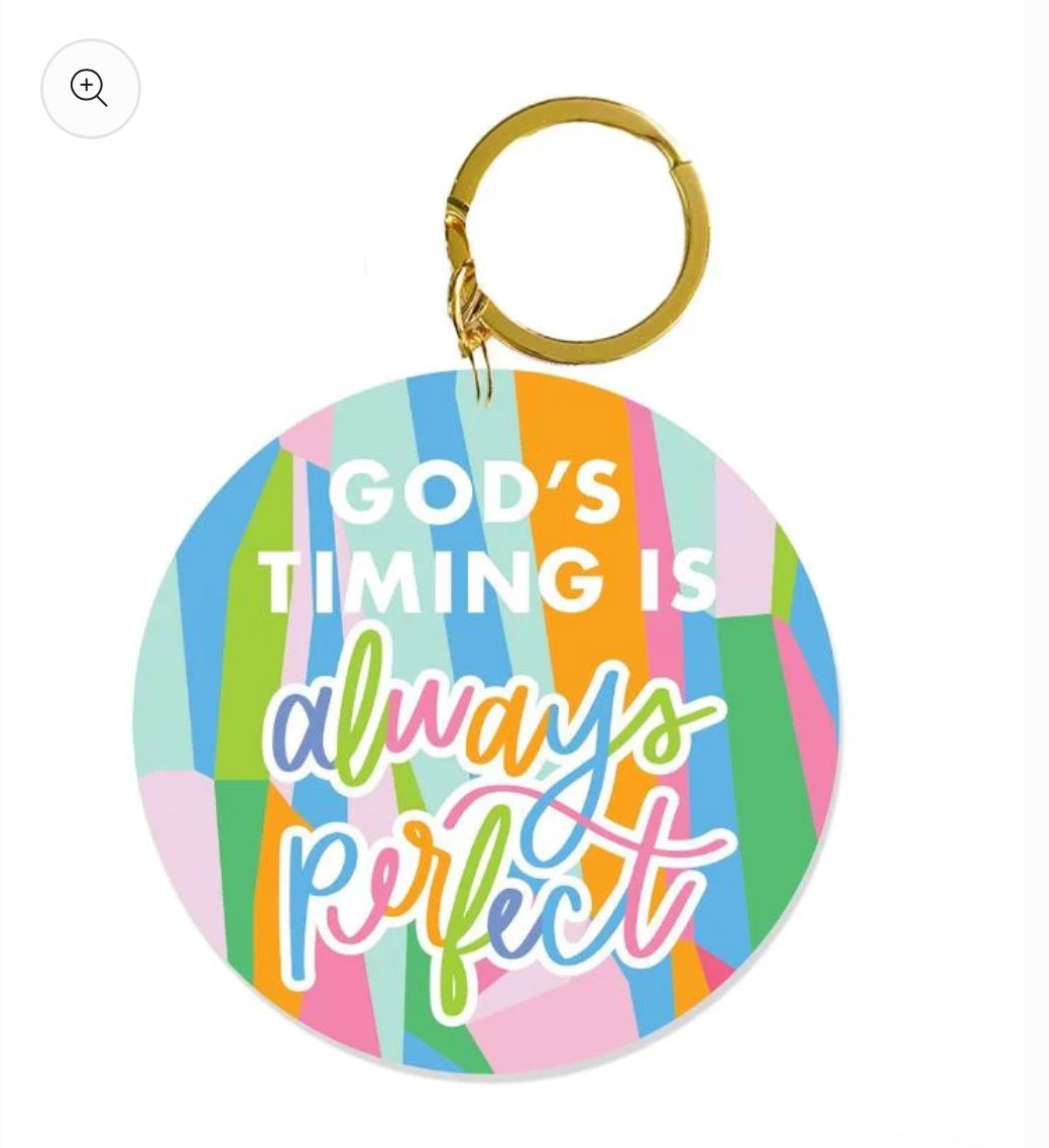 Acrylic Keychain God’s Timing