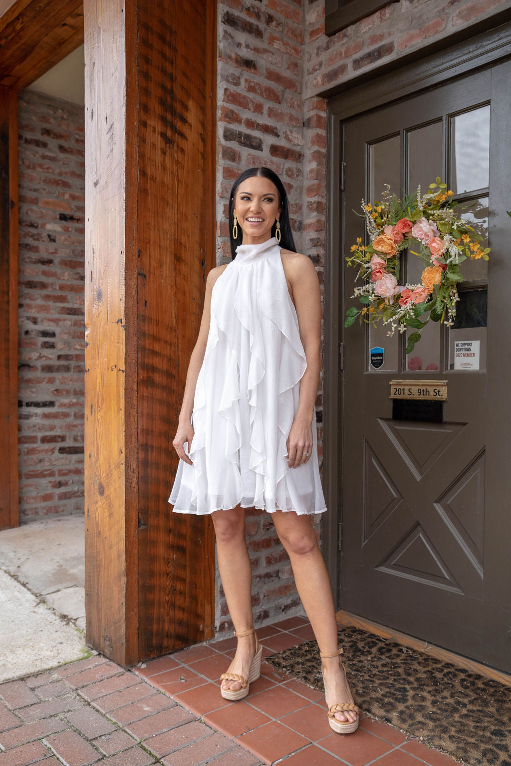 Night On The Town Dress White