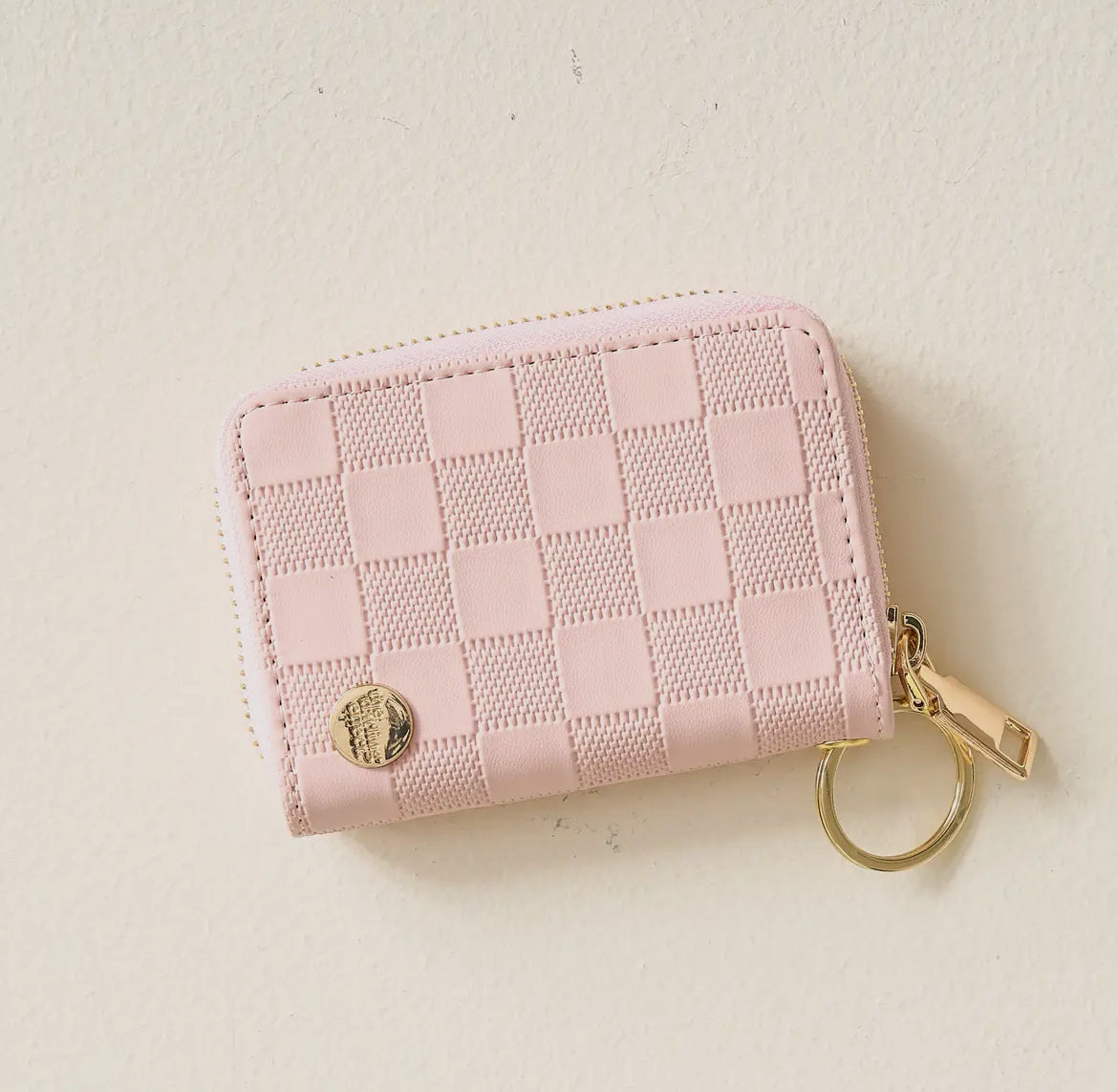 Zip Around Wallet, Blush Check