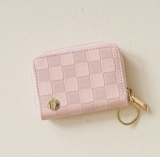 Zip Around Wallet, Blush Check