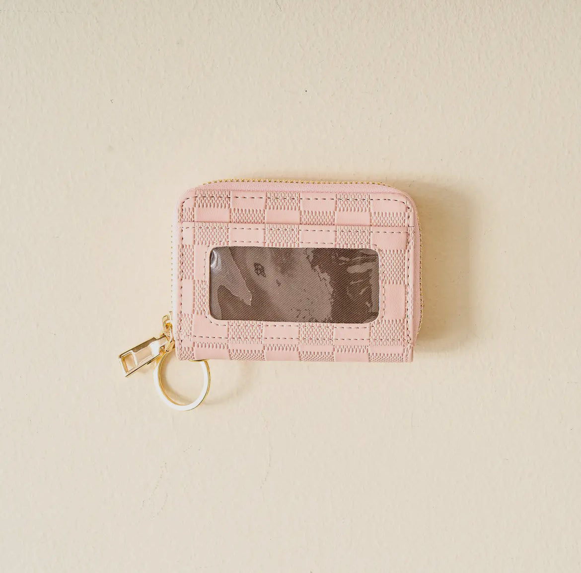 Zip Around Wallet, Blush Check