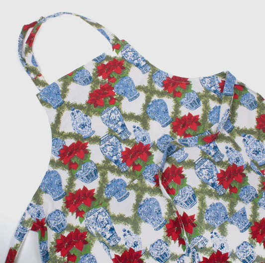 Poinsettia Apron