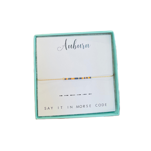 Morse Code Bracelet | Auburn