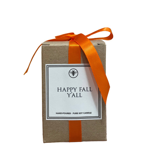 Happy Fall Y’all Small Votive Candle