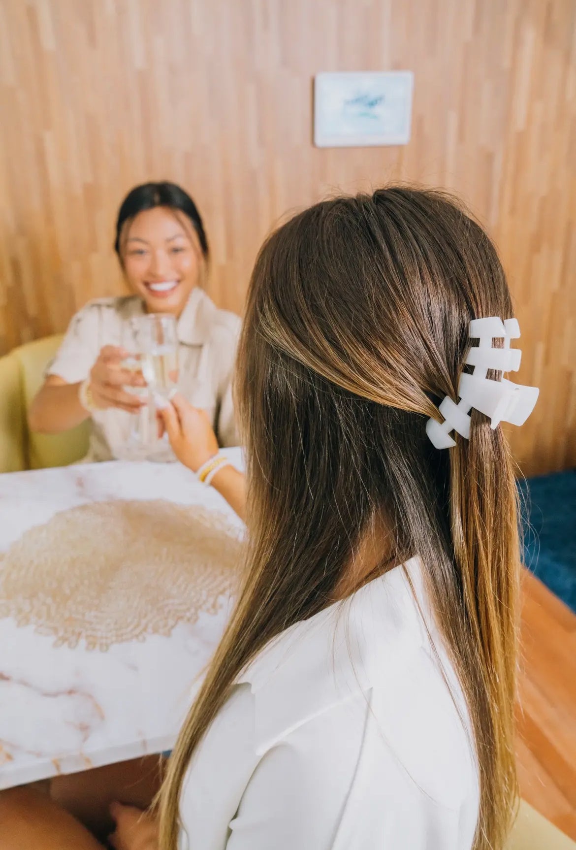 Classic Coconut Large Hair Clip