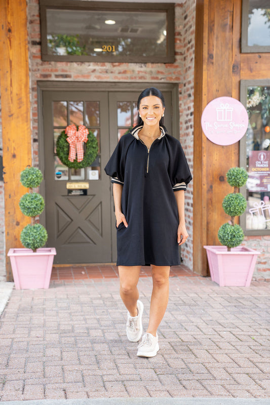The Varsity Zip Dress