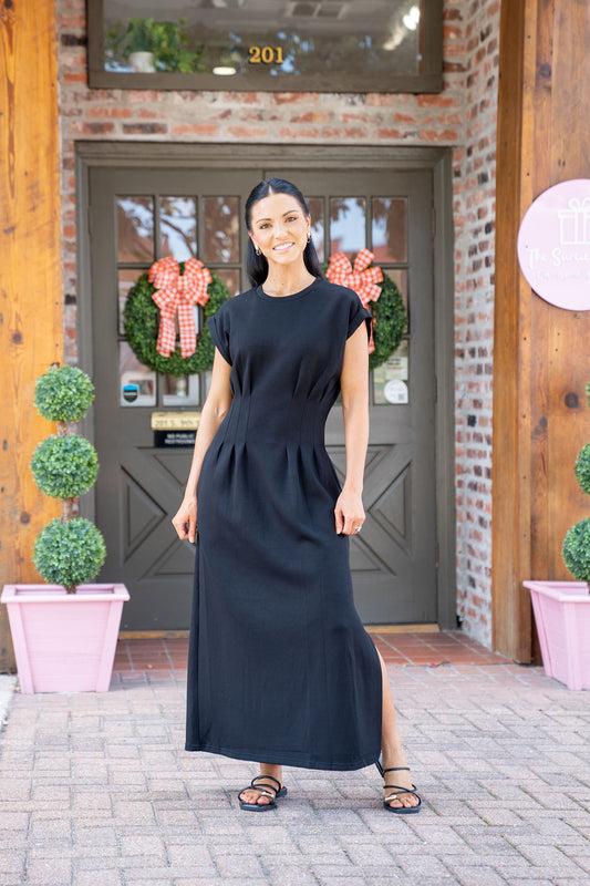 Marlow Midi Dress, Black