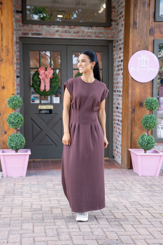 Marlow Midi Dress, Chocolate