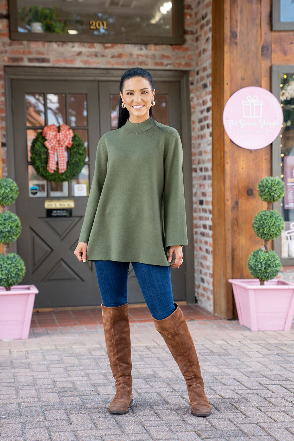 Jackie Sweater, Olive
