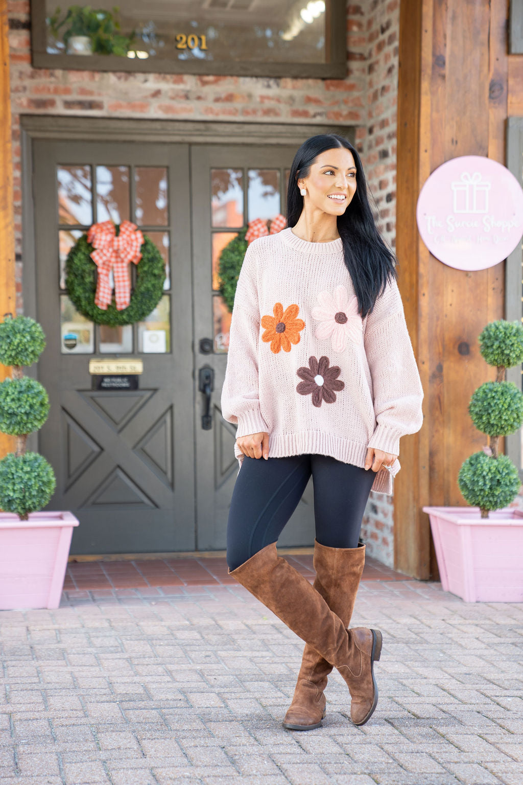 Farley Floral Sweater