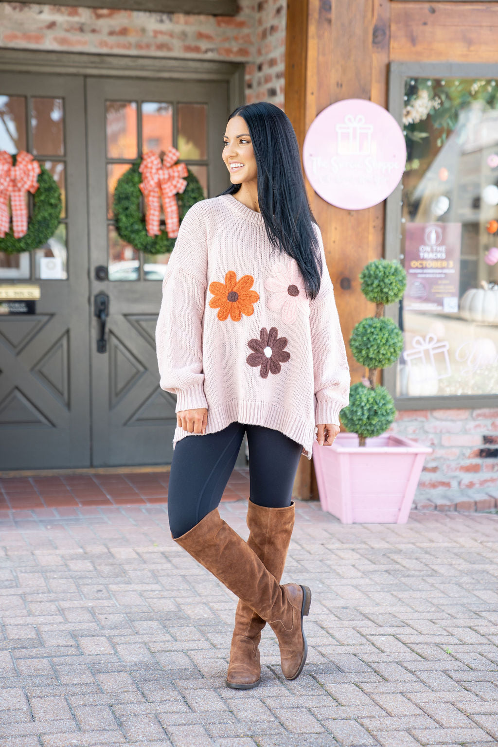 Farley Floral Sweater