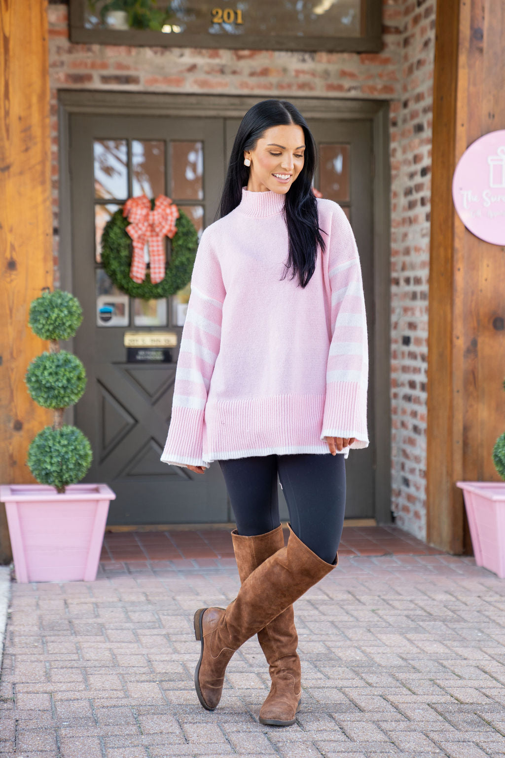 Costner Striped Sweater