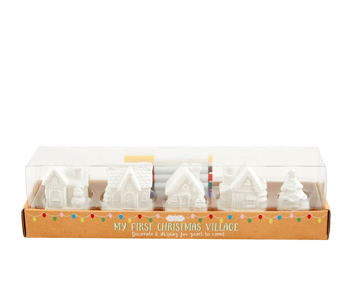 DIY Christmas Village Set