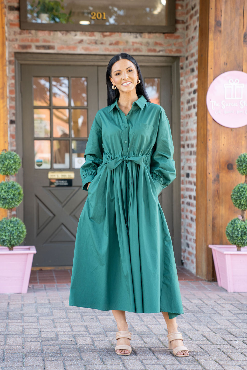 Evergreen Grace Dress