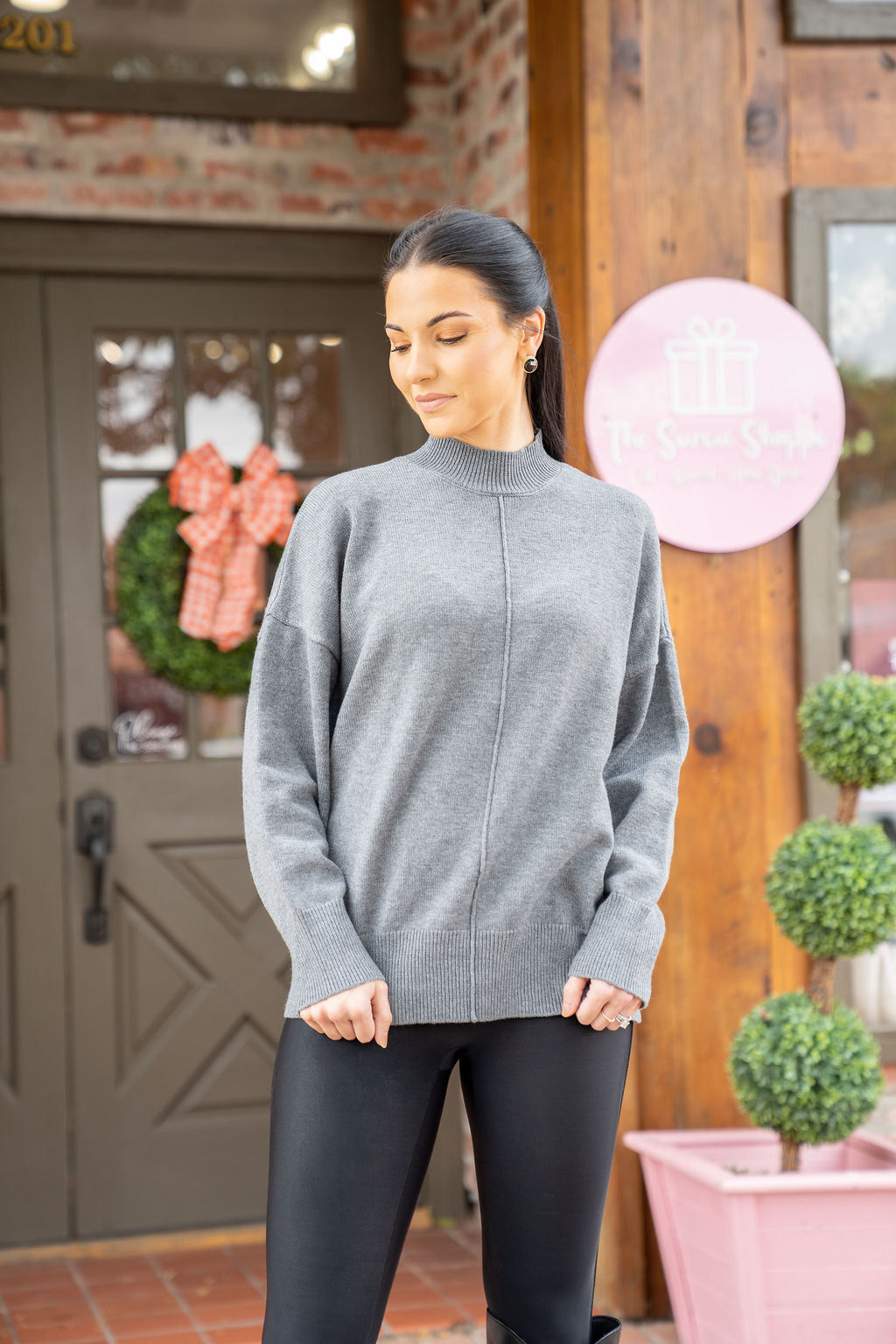Slate Sweater, Charcoal