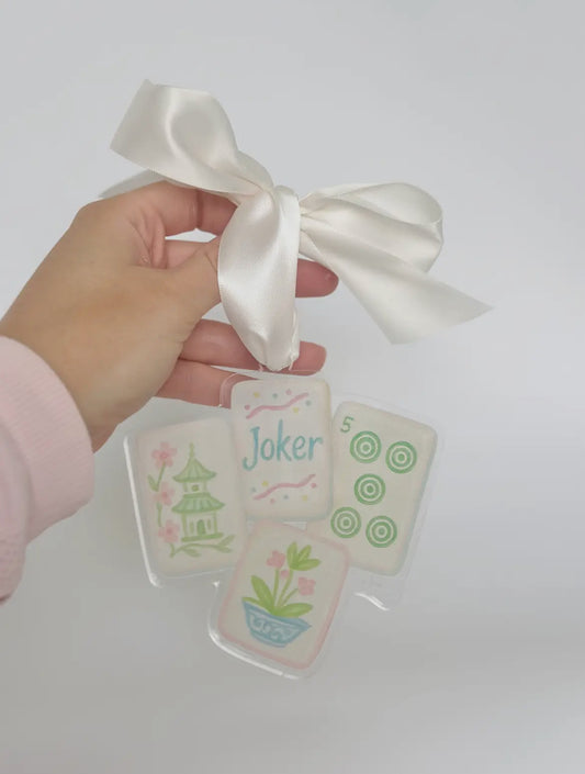 Acrylic Mahjong Ornament