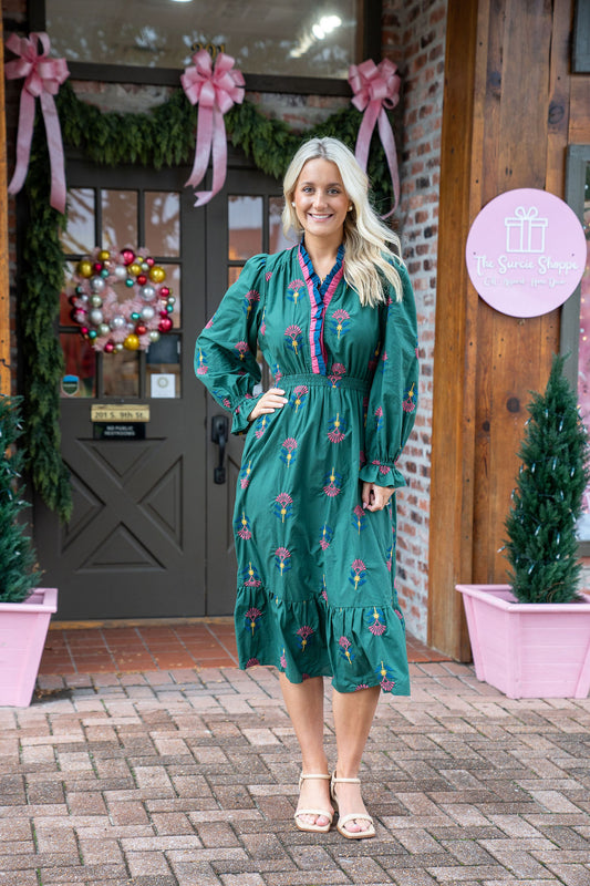 Madeline Embroidered Detail Dress