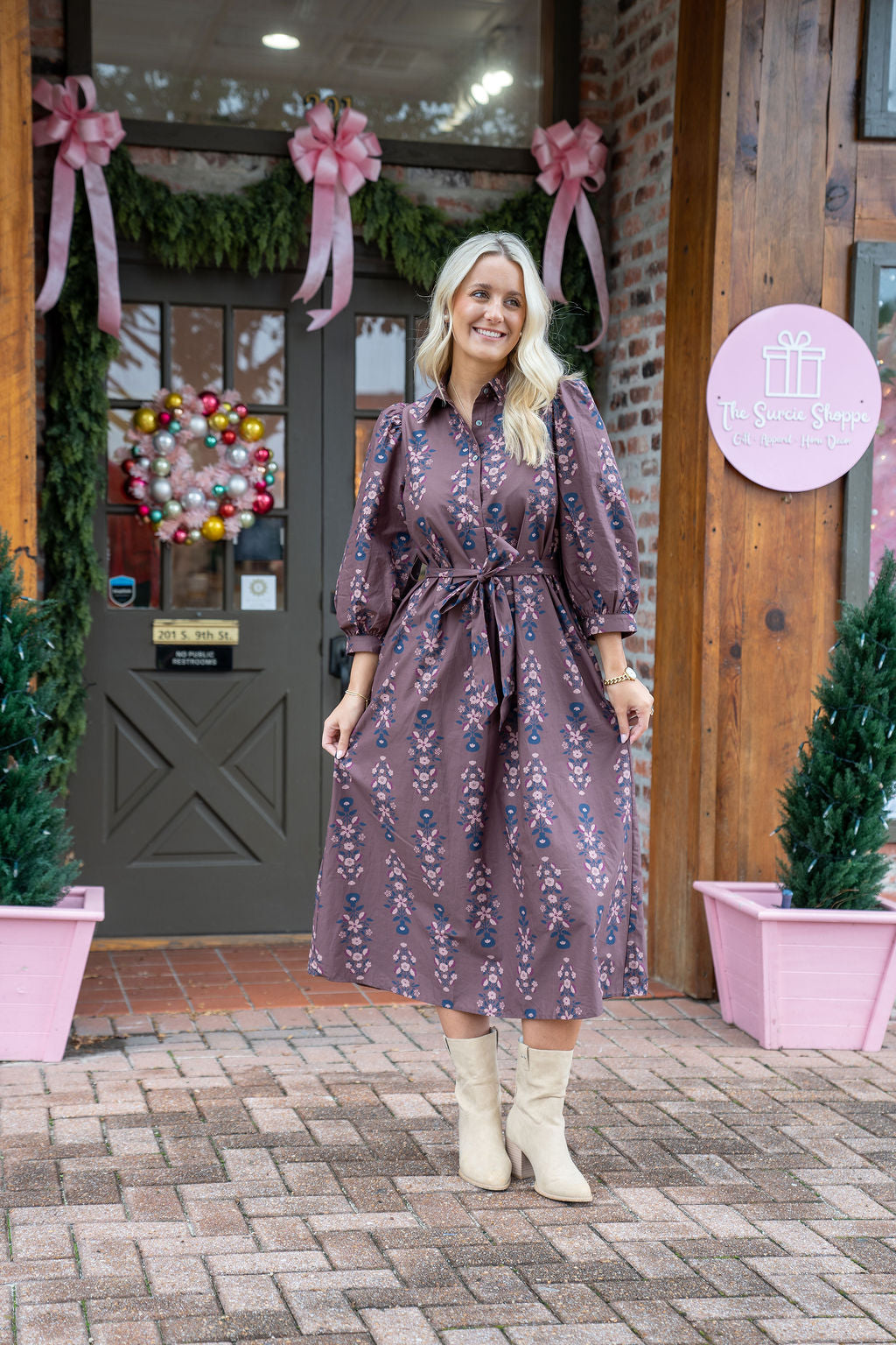 Camden Floral Midi Dress