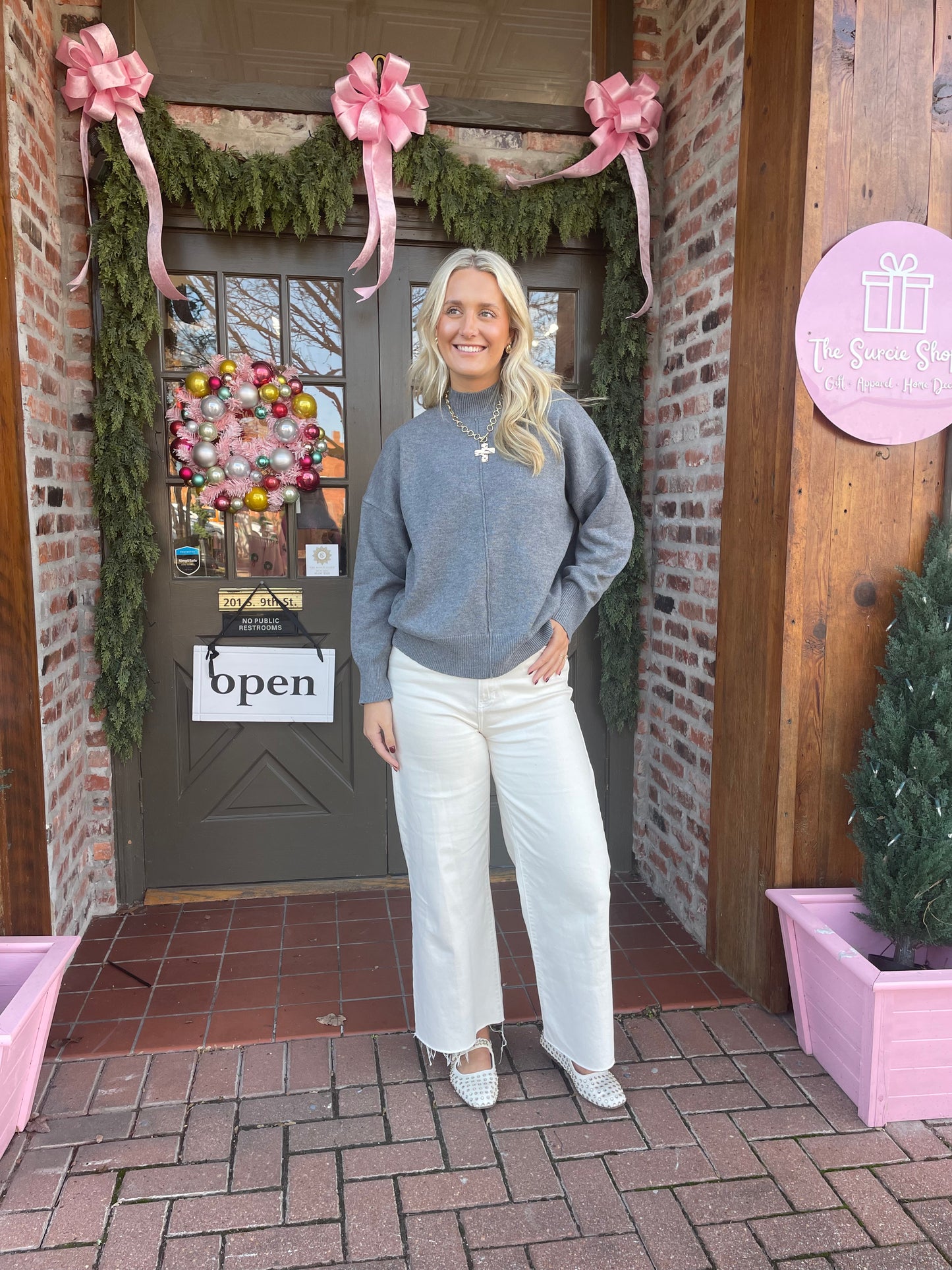 Slate Sweater, Charcoal