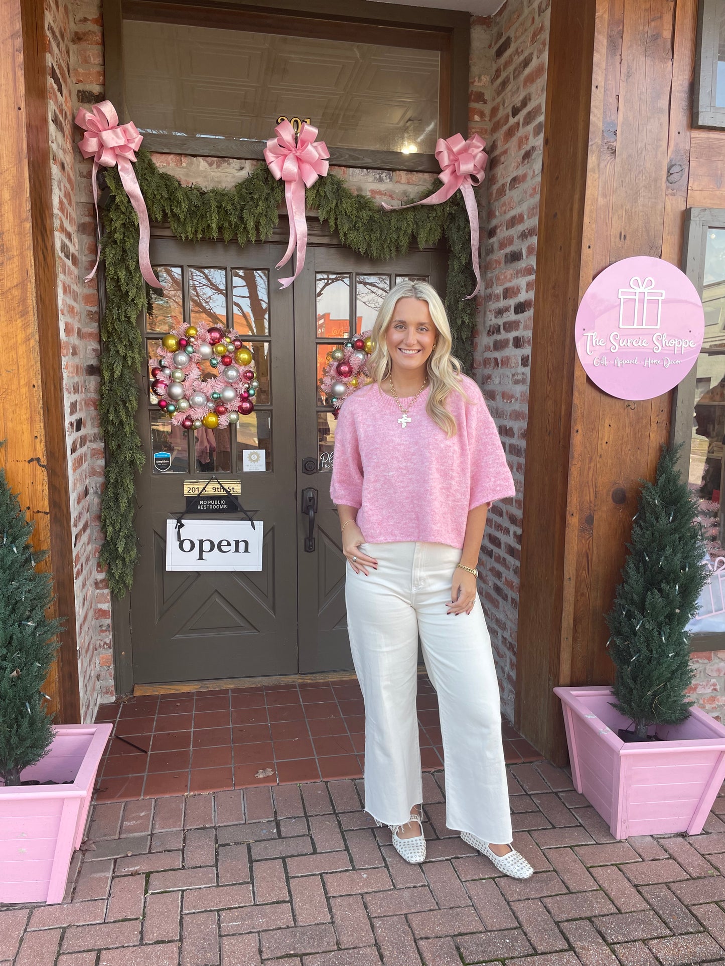 Soft Blush Sweater Tee