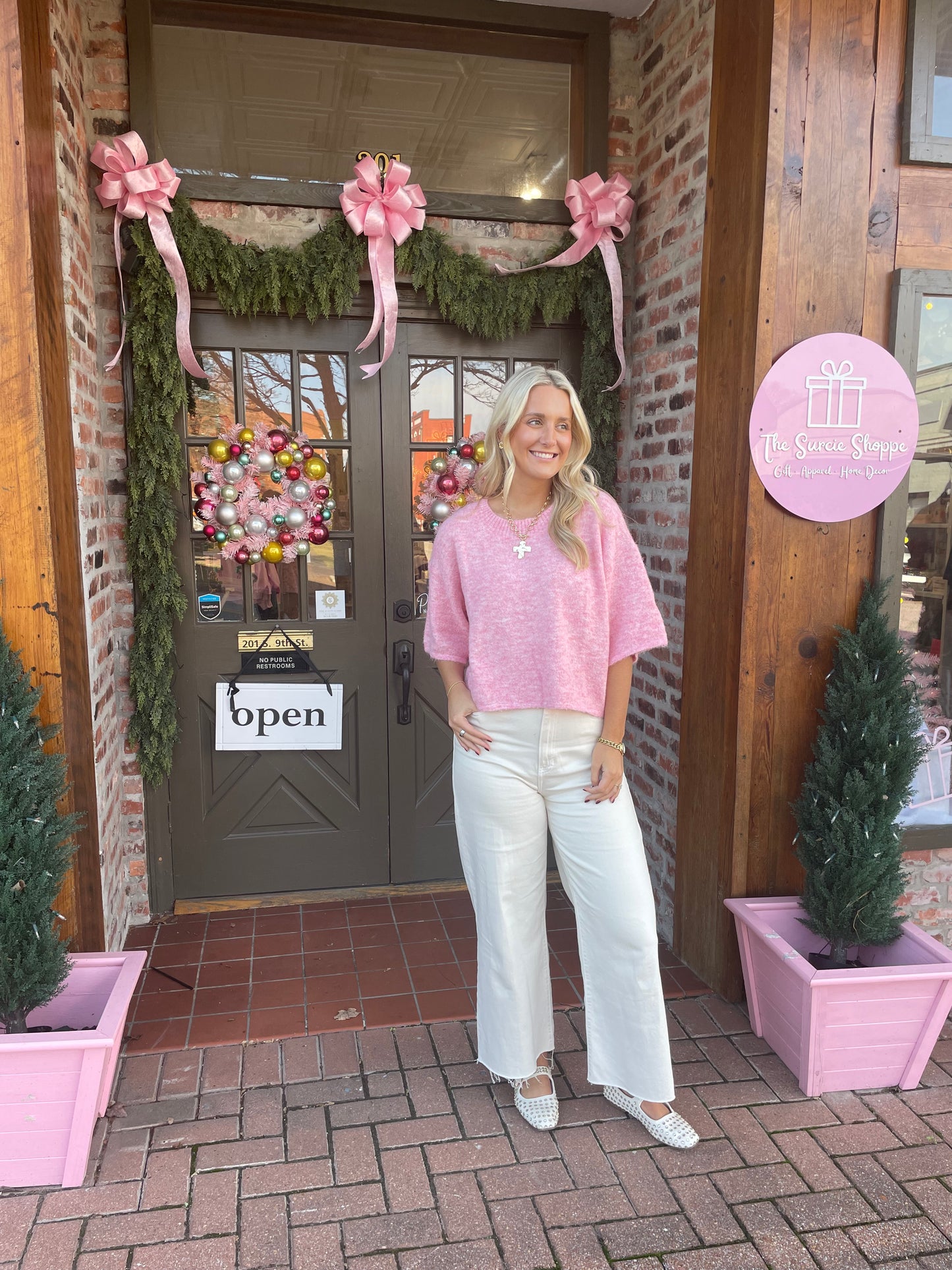 Soft Blush Sweater Tee