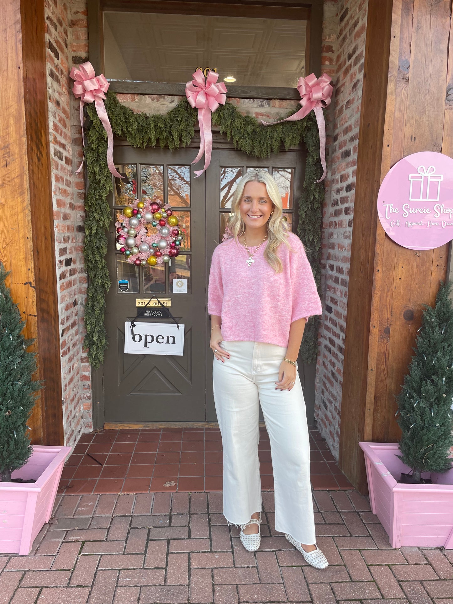 Soft Blush Sweater Tee