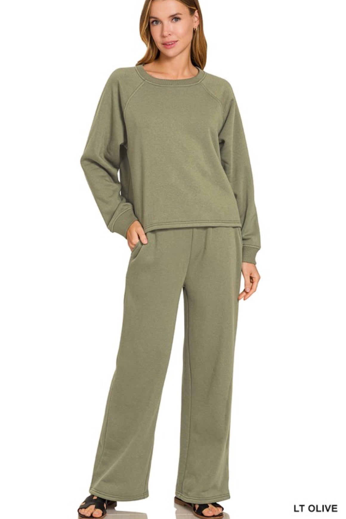 Rory Sweatpants Set, Olive