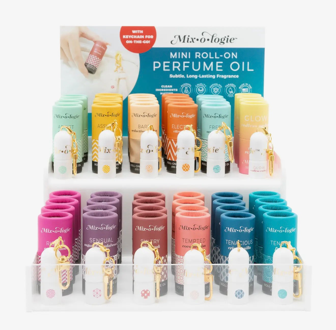 Mini Rollerball Perfume Keychain