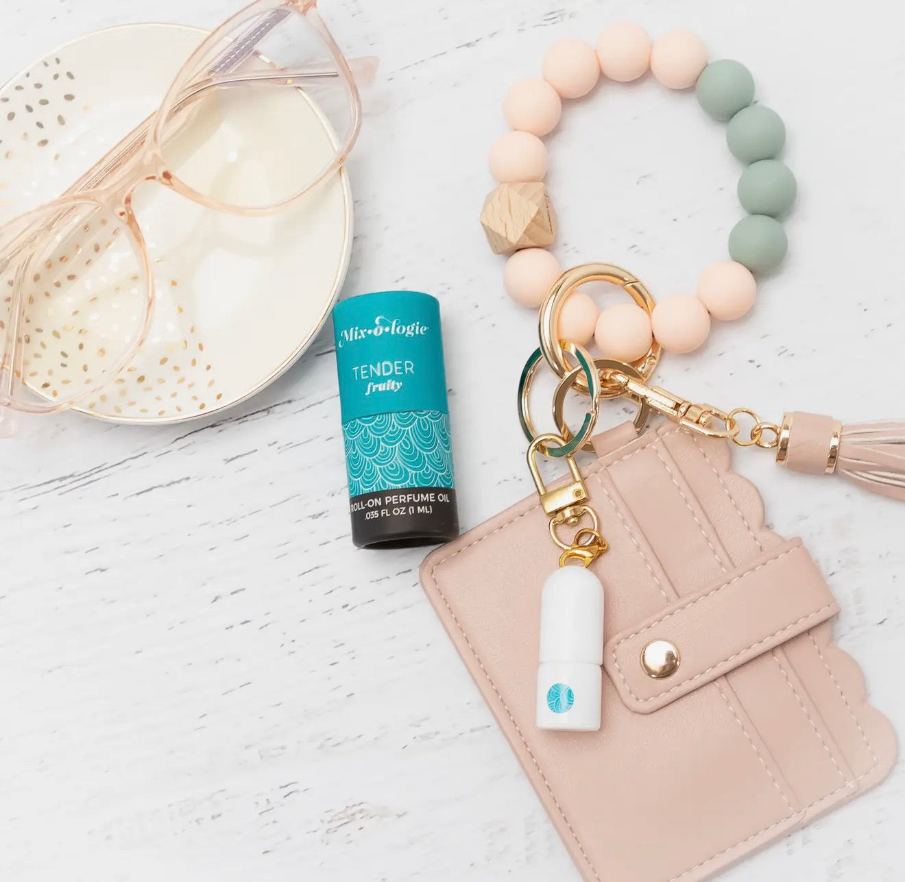 Mini Rollerball Perfume Keychain