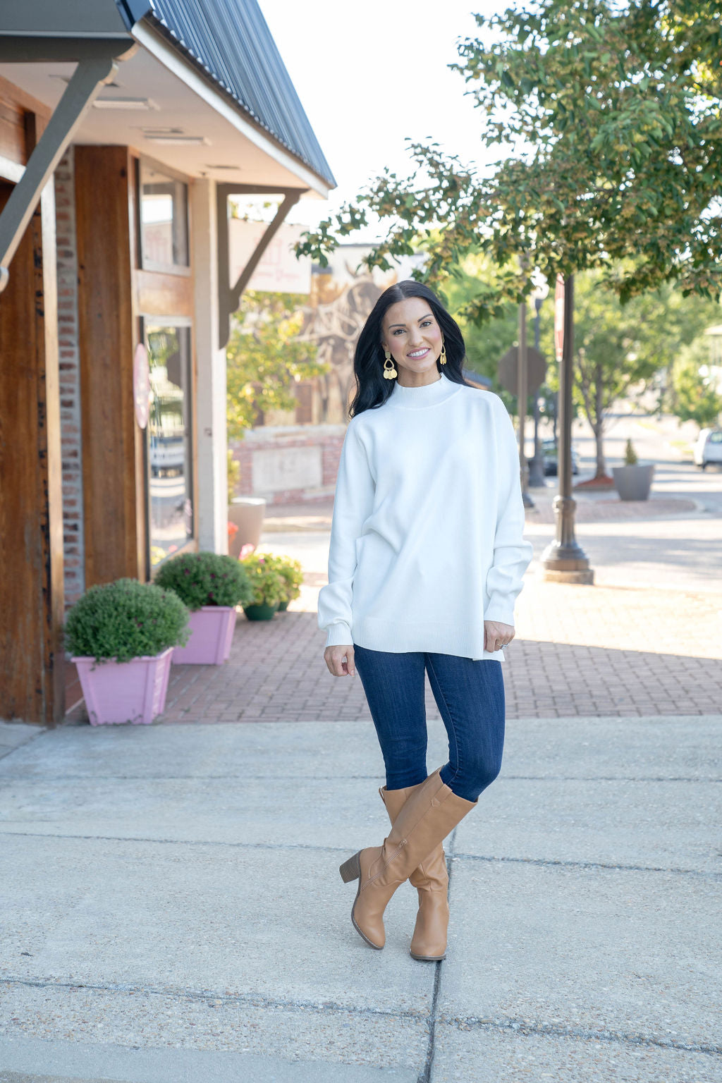 Beth Mock Neck Sweater