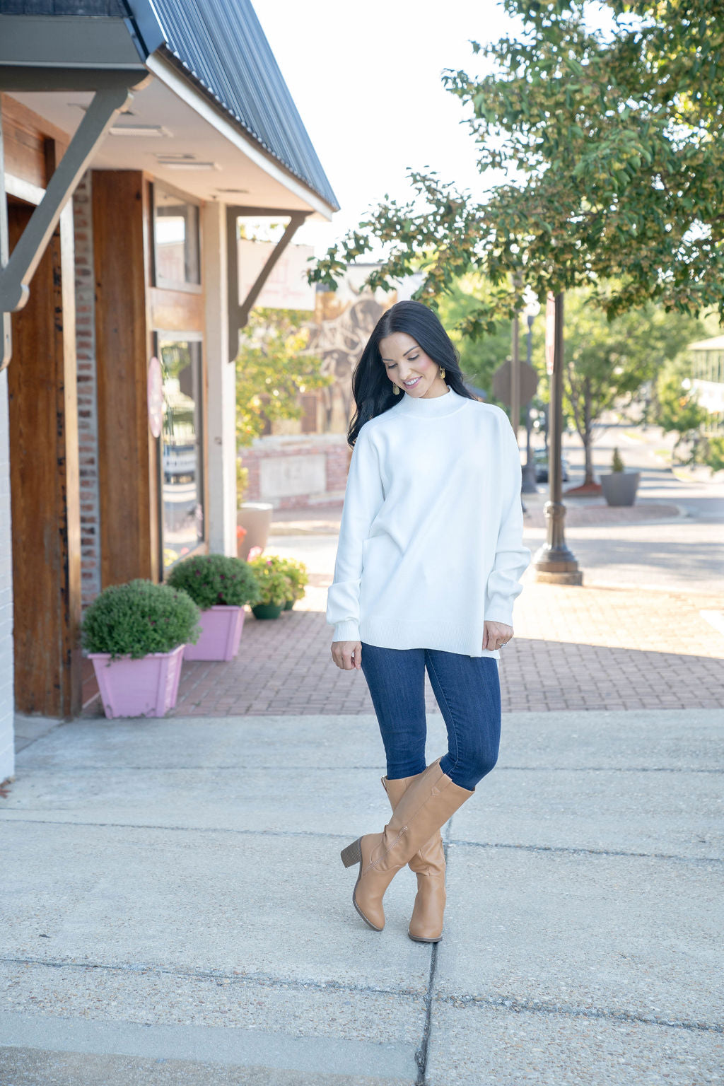 Beth Mock Neck Sweater