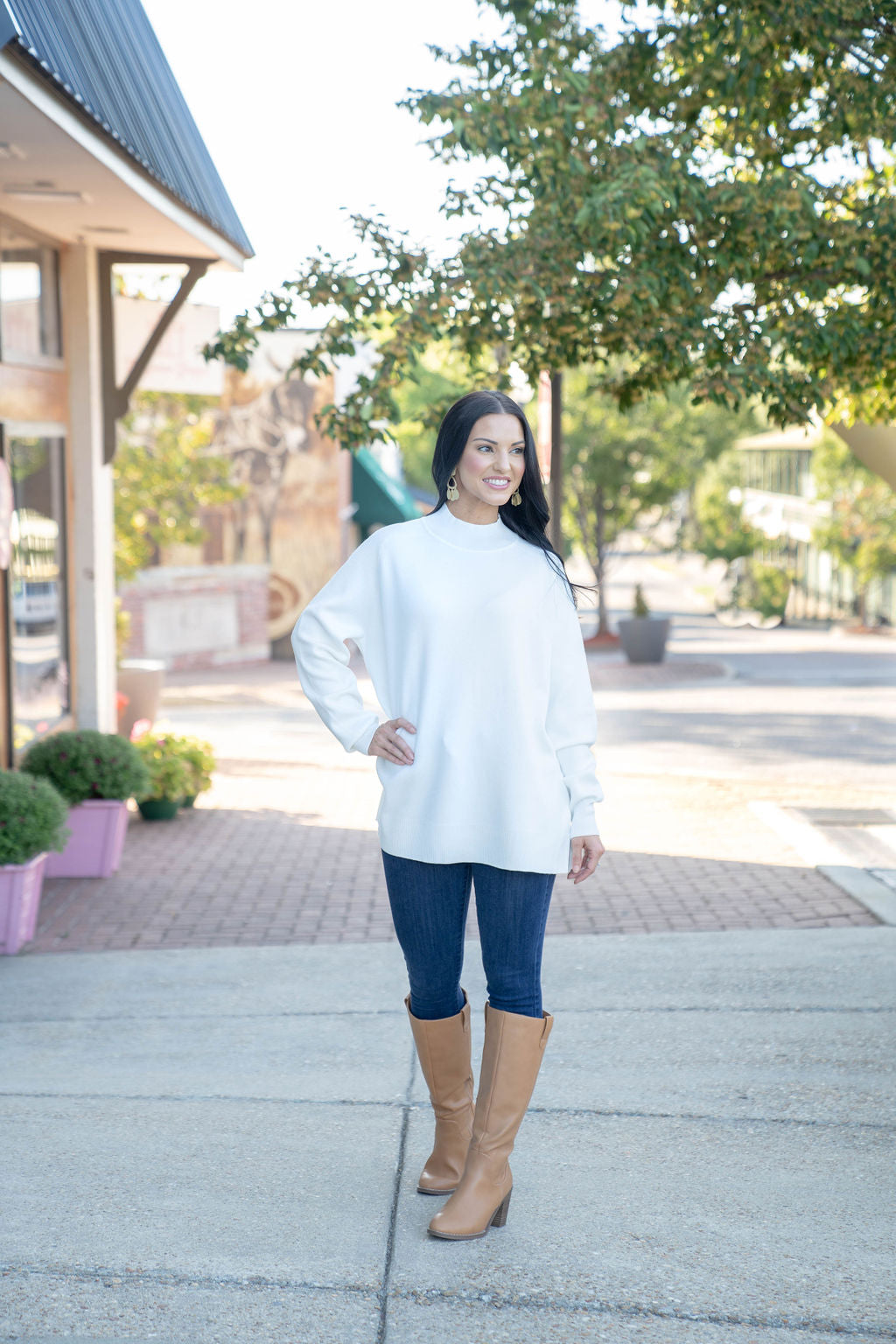 Beth Mock Neck Sweater