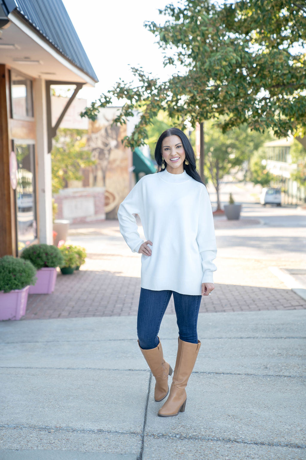 Beth Mock Neck Sweater