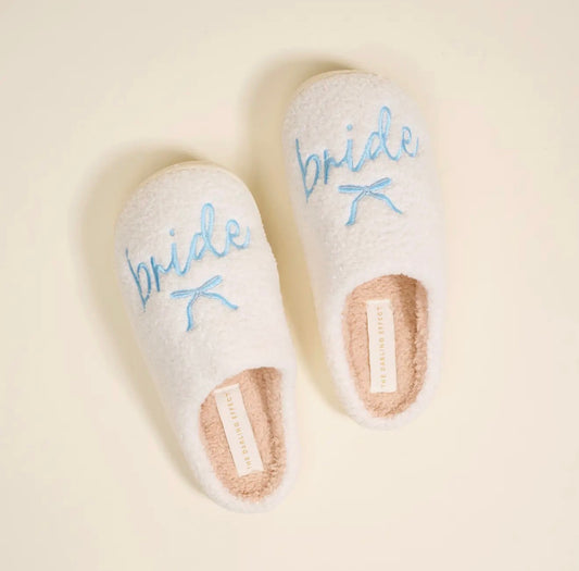 Fuzzy Slippers-Bride