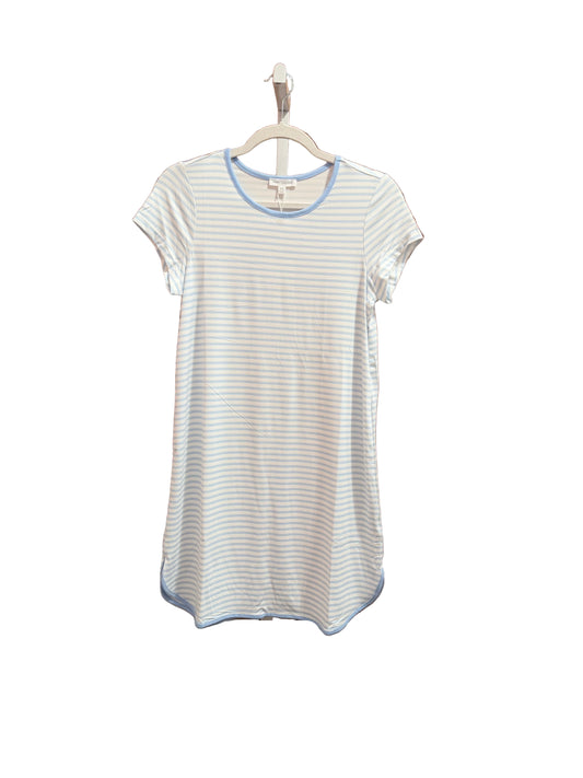 Melody Nightshirt, Blue/White Stripes