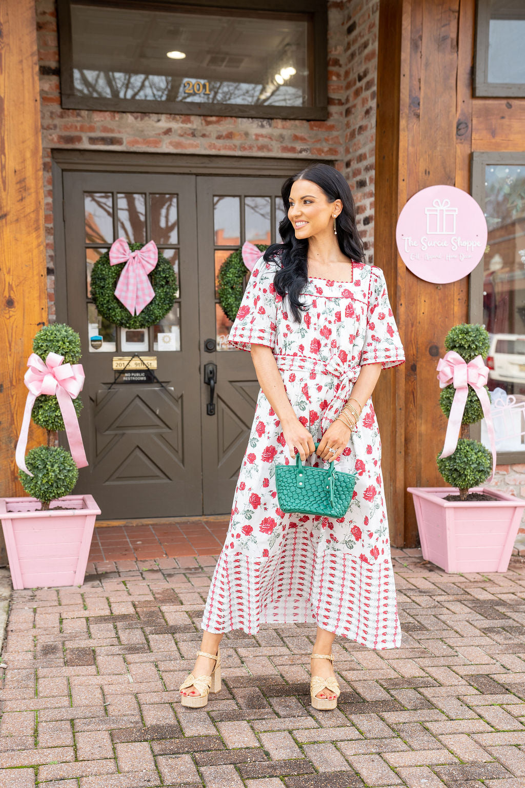 English Rose Midi Dress