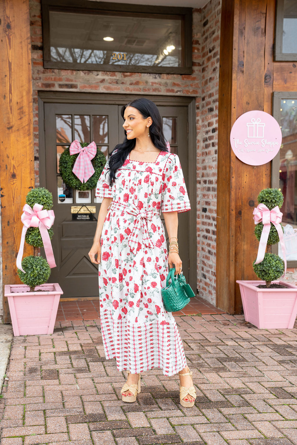 English Rose Midi Dress