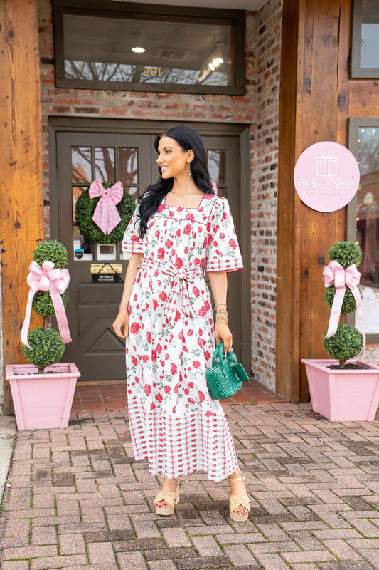 English Rose Midi Dress