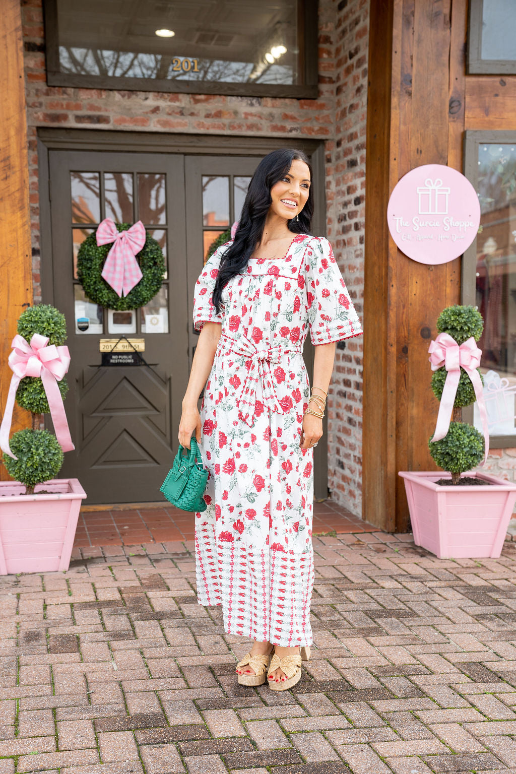 English Rose Midi Dress