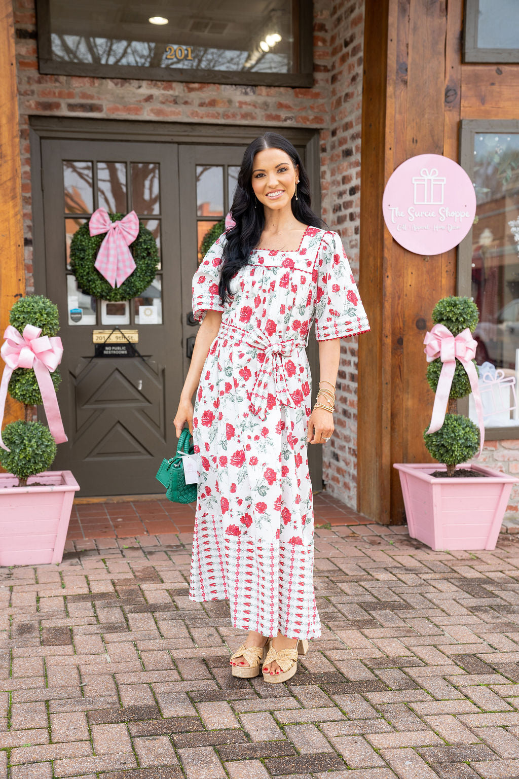 English Rose Midi Dress